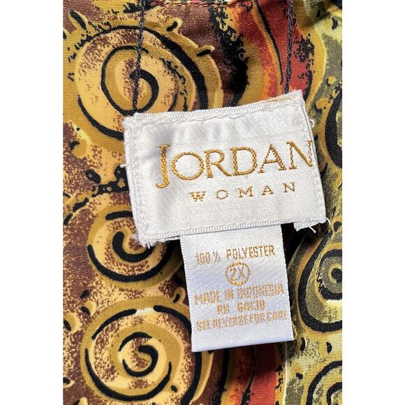 NWT Jordan Woman Plus 2X Four-way Tank Top Multi-Print - Picture 7 of 8